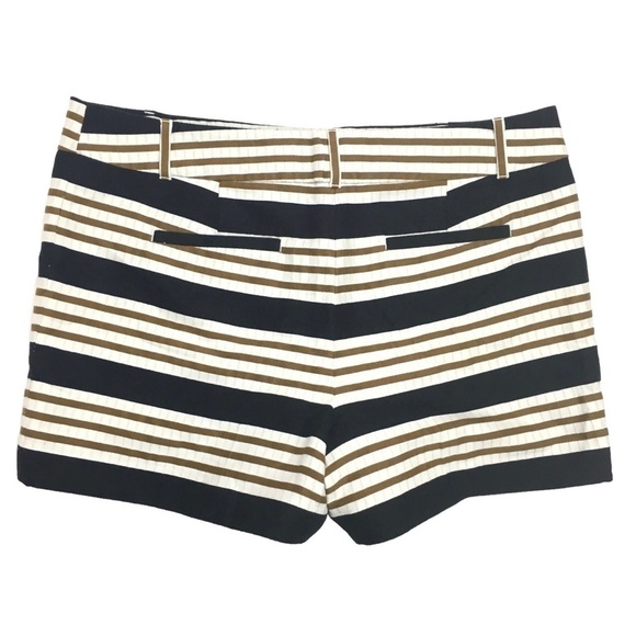 LOFT The Riviera Shorts Stripes 4" Inseam Minimalist Classic Style Plus Size 14 - Picture 3 of 8